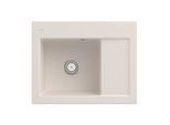 Villeroy und Boch Subway 45 Compact Einbauspüle 331200KR Einbauspüle links, 650 x 510 mm, crema CeramicPlus
