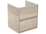 Ideal Standard Connect Air Waschtischunterschrank E1607UK 2 Auszüge, 480x517x409mm, Pinie hell Dekor/braun matt