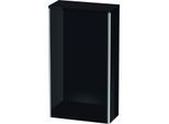 Duravit XSquare Halbhochschrank XS1303R4040 50x88x23,6cm, Tür rechts, schwarz hochglanz
