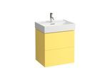 LAUFEN Kartell Waschtisch-Unterschrank H4075690336441 58x60x45cm, 2 Schubladen, senfgelb