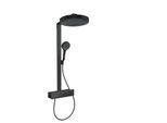 hansgrohe Rainfinity Brause-Set 26853670 mit Thermostat, Brausekopfgröße 360mm, mattschwarz