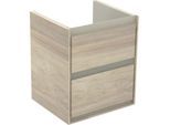 Ideal Standard Connect Air Waschtischunterschrank E1608UK 2 Auszüge, 430x517x402mm, Pinie hell Dekor/braun matt