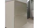 hansgrohe Xevolos E Waschtischunterschrank 54173790 480x555x475mm, für Handwaschbecken, 2 Schubladen, sandbeige matt, sandbeige metallic