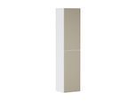 hansgrohe Xevolos E Hochschrank 54218390 400x360x1760mm, links, mattweiß, bronze Struktur
