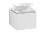 Villeroy & Boch Legato Waschtischunterschrank B56500DH 45x38x50cm, Glossy White