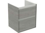 Ideal Standard Connect Air Waschtischunterschrank E1608PS 2 Auszüge, 430x517x402mm, Eiche grau Dekor/weiß matt
