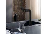 hansgrohe Aqittura M91 SodaSystem 240 76810670 1jet, Starter Set, Schwarz matt