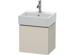 Duravit L-Cube Waschtisch-Unterschrank LC6245R9191 43,4x34,1x40cm, wandhängend, Tür rechts, taupe matt