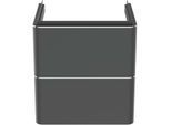 Ideal Standard Adapto Waschtisch-Unterschrank T4299Y2 2 Auszüge, 470 x 410 x 490 mm, anthrazit matt