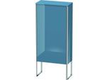 Duravit XSquare Halbhochschrank XS1304L4747 50x88x23,6cm, Tür links, stehend, Stone Blue hochglanz