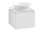 Villeroy & Boch Legato Waschtischunterschrank B565L0DH 45x38x50cm, mit LED-Beleuchtung, Glossy White