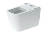 Duravit Happy D.2 Stand Tiefspül WC 21340900001 Abgang für Vario Anschluss Set, weiss, wondergliss