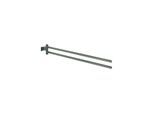 Grohe Essentials Cube Handtuchhalter 40624AL1 hard graphite gebürstet, 2-armig, 43,9 cm, schwenkbar, verdeckte Befestigung