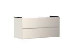 hansgrohe Xevolos E Waschtischunterschrank 54185790 1180x555x475mm, 2 Schubladen, sandbeige matt, sandbeige metallic