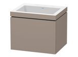 Duravit L-Cube Waschtisch-Unterschrank LC6916N4343 60 x 48 cm, ohne Hahnloch, basalt matt, 1 Auszug