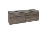 Villeroy und Boch Legato Waschtischunterschrank B67700RK 160x55x50cm, für 2 Waschtische, Stone Oak