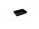 Kaldewei Miena Waschtisch-Schale 909606003701 ohne Überlauf, 58X38 cm, schwarz Perl-Effekt