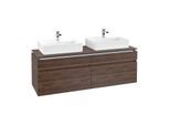Villeroy & Boch Legato Waschtischunterschrank B677L0VH 160x55x50cm, mit LED-Beleuchtung, Arizona Oak