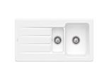 Villeroy & Boch Architectura Einbauspüle 336501R1 mit Ablaufgarnitur und Handbetätigung, weiß