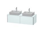 Duravit XSquare Waschtisch-Unterschrank XS4906B0909 140x40x58,4cm, 2 Auszüge, beidseitig, Lichtblau matt