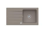 Villeroy & Boch Architectura Einbauspüle 336002TR mit Ablaufgarnitur und Exzenterbetätigung, Timber