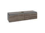 Villeroy und Boch Legato Waschtischunterschrank B67000RK 160x38x50cm, Waschtisch mittig, Stone Oak