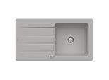 Villeroy & Boch Architectura Einbauspüle 336002KD mit Ablaufgarnitur und Exzenterbetätigung, Fossil
