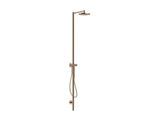 hansgrohe Axor Starck Duschsäule 12672300 mit Thermostat, Kopfbrause 240 1jet, polished red gold