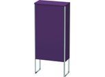 Duravit XSquare Halbhochschrank XS1304L9494 50x88x23,6cm, Tür links, stehend, Aubergine seidenmatt