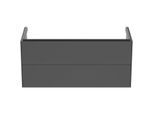 Ideal Standard Conca Waschtisch-Unterschrank T4576Y2 120x50x55cm, 2 Auszüge, Anthrazit matt lackiert