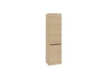 Villeroy und Boch Subway 3.0 Hochschrank C59201VJ 40x171x36,2cm, Schanier links/Griff Volcano black, nordic oak
