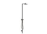 hansgrohe Axor Starck Duschsäule 12672330 mit Thermostat, Kopfbrause 240 1jet, polished black chrome