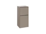 Villeroy und Boch Subway 3.0 Seitenschrank C59402VM 40x86x36,2cm, Schanier links/Griff monochrom, taupe