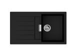 hansgrohe Einbauspüle 43356170 750x490mm, Haupt- und Zusatzbecken, 840 x 480 mm, graphitschwarz