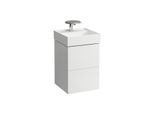 LAUFEN Kartell Waschtisch-Unterschrank H4075080336401 44x60x45cm, 2 Schubladen, weiß matt