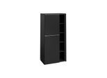 Villeroy und Boch Subway 3.0 Mittelschrank C59800VL 57,4x120x36,2cm, Schanier links/Griff Aluminium glänzend, volcano black