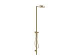 hansgrohe Axor Starck Duschsäule 12672990 mit Thermostat, Kopfbrause 240 1jet, polished gold optic