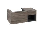 Villeroy und Boch Subway 3.0 Waschtisch-Unterschrank C572L0RK 100,1x42,25x51,6cm, mit LED/Griff Aluminium glänzend, stone oak