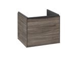 Villeroy und Boch Subway 3.0 Waschtisch-Unterschrank C579L1RK 52,3x42,9x44,75cm, mit LED/Griff Volcano black, stone oak