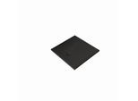 Kludi TERRA Duschwanne 08DW0939 80 x 80 x 3 cm, Abflussabdeckung inkl. Mattschwarz