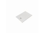 Kludi TERRA Duschwanne 08DW0353 70 x 100 x 3 cm, Abflussabdeckung inkl. Mattweiß
