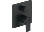 Duravit Manhattan Fertigmontageset MH5210012046 Unterputz-Wannenarmatur, Umstellventil, schwarz matt