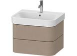 Duravit Happy D.2 Plus Waschtisch-Unterschrank HP4386075750000 62,5 x 49 cm, leinen, 2 Schubkästen