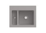 Villeroy und Boch Subway 60 XM Einbauspüle 678000KD Spülbecken, 620 x 510 mm, fossil CeramicPlus