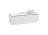 Villeroy & Boch Legato Waschtischunterschrank B58100DH 120x38x50cm, Glossy White