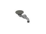 Bette BetteAir Ab-/Überlaufgarnitur B525-404AY für Duschfliese, AR Pro, graphite