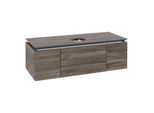 Villeroy und Boch Legato Waschtischunterschrank B57700RK 120x38x50cm, Waschtisch mittig, Stone Oak