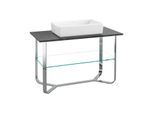 Villeroy & Boch Antheus Mamorplatte mit Gestell B06400RP, 120x75x57cm, Nero Marquina