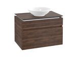 Villeroy & Boch Legato Waschtischunterschrank B570L0VH 80x55x50cm, mit LED-Beleuchtung, Arizona Oak