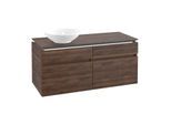 Villeroy & Boch Legato Waschtischunterschrank B580L0VH 120x55x50cm, mit LED-Beleuchtung, Arizona Oak